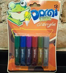 Набір глітерного клею з блискітками Glitter Glue (6 кольорів)